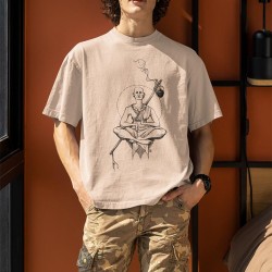 Meditated Monk Oversized Tshirt