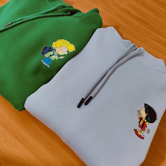 2 Adet Çizgifilm Tasarımlı Sweatshirt 2 Adet Çizgifilm Tasarımlı Sweatshirt