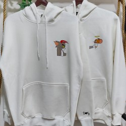Tom & Jerry Kapşonlu Sweatshirt