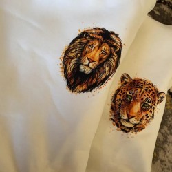 Erkek & Dişi Aslan Kombin Çift Sweatshirt