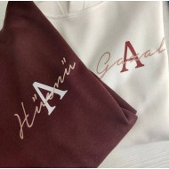 Özel İsim Baskılı Kombin Çift Sweeatshirt Özel İsim Baskılı Kombin Çift Sweeatshirt