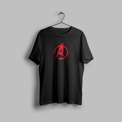 Avengers A Logo Tasarımlı Tshirt Avengers A Logo Tasarımlı Tshirt