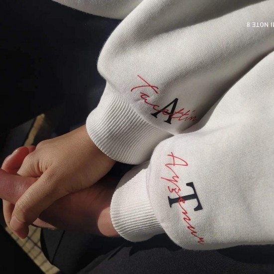 Sadece Kol Baskılı Sweatshirt Sadece Kol Baskılı Sweatshirt
