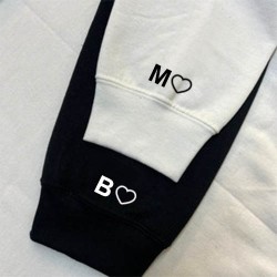 Sadece Kol Baskılı  Sweatshirt